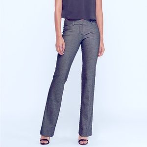 Express Low Rise Denim Barely Boot Editor Pant